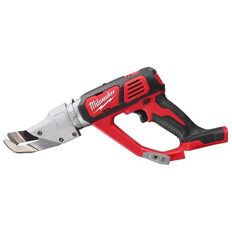 milwaukee sheet metal shears|milwaukee 18v cordless shear.